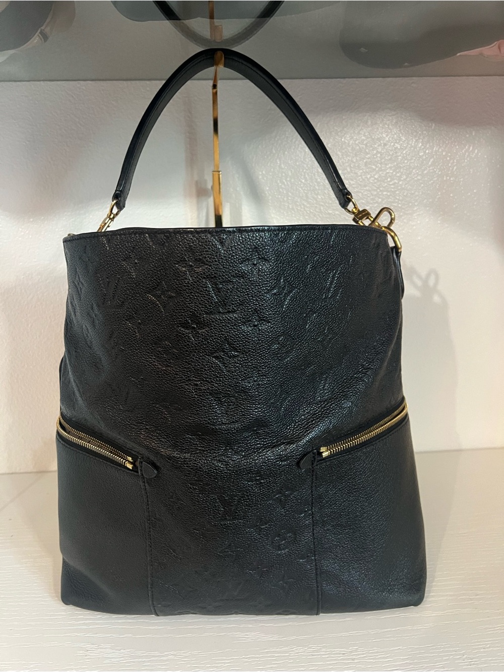 Louis Vuitton Melie Empreinte Hobo Bag Black - Picture 2 of 16